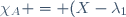 \chi_A = (X-\lambda_1)^{m_1}\cdots(X-\lambda_k)^{m_k},
