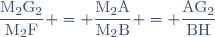 \dfrac{\text{M}_2\text{G}_2}{\text{M}_2\text{F}} = \dfrac{\text{M}_2\text{A}}{\text{M}_2\text{B}} = \dfrac{\text{AG}_2}{\text{BH}}