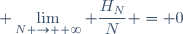 \displaystyle \lim_{N \to +\infty} \frac{H_N}{N} = 0