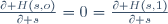 \frac{\partial H(s,o)}{\partial s}=0=\frac{\partial H(s,1)}{\partial s}