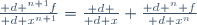 \frac{{\mathrm d} ^{n+1}f}{{\mathrm d} x^{n+1}}=\frac{{\mathrm d} }{{\mathrm d} x} \frac{{\mathrm d} ^n f}{{\mathrm d} x^n}