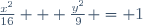 \frac{x^2}{16} + \frac{y^2}{9} = 1