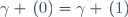 \gamma \,(0)=\gamma \,(1)\!