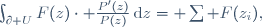 \int_{\partial U}F(z)\cdot \frac{P'(z)}{P(z)}\,\mathrm{d}z= \sum F(z_i),