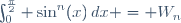 \int_0^{\frac{\pi}{2}} \sin^n(x)\,dx = W_n