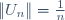 \left\|U_n\right\|=\frac1n