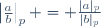 \left|\frac{a}{b}\right|_p = \frac{|a|_p}{|b|_p}