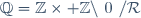 \mathbb{Q}=\mathbb{Z}\times \mathbb{Z}\setminus\left\{0\right\}/\mathcal{R}