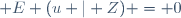 \mathbb E (u | Z) = 0