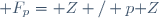 \mathbf F_p=\mathbf Z / p\mathbf Z