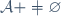\mathcal{A} \not=\varnothing