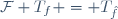 \mathcal{F} T_f = T_\hat{f}
