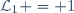 \mathcal{L}_1 = 1