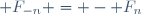 \mathcal F_{-n} = -\mathcal F_n