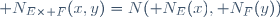 \mathcal N_{E\times F}(x,y)=N(\mathcal N_E(x),\mathcal N_F(y))