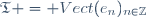 \mathfrak{T} = Vect(e_n)_{n\in\mathbb{Z}}