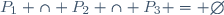 \mathscr{P}_{1} \cap \mathscr{P}_{2} \cap \mathscr{P}_{3} = \emptyset