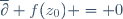 \overline\partial f(z_0) = 0