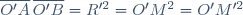 \overline{O'A}\,\overline{O'B}=R'^2=O'M^2=O'M'^2