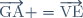 \overrightarrow{\text{GA}} =\overrightarrow{\text{VE}}