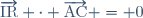 \overrightarrow{\text{IR}} \cdot \overrightarrow{\text{AC}} = 0