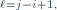 \scriptstyle\ \ell=j-i+1,