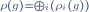 \scriptstyle\rho(g)=\oplus_i(\rho_i(g))