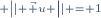 \scriptstyle \left|| \vec u \right|| = 1