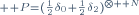 \scriptstyle \mathbb P=(\frac{1}{2}\delta_0+\frac{1}{2}\delta_2)^{\otimes \mathbb N}