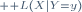 \scriptstyle \mathcal L(X|Y=y)