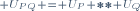 \scriptstyle U_{PQ} = U_P ** U_Q