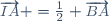 \small	\overrightarrow{IA} =	\frac12 \overrightarrow{BA}