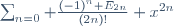 \sum^{\infin}_{n=0} \frac{(-1)^n E_{2n}}{(2n)!} x^{2n}