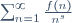 \sum_{n=1}^\infty\frac{f(n)}{n^s}