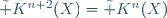 \tilde K^{n+2}(X)=\tilde K^n(X)