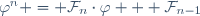 \varphi^n = \mathcal{F}_n{}\cdot{}\varphi + \mathcal{F}_{n-1}