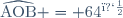 \widehat{\text{AOB}} = 64^{�}
