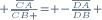 {}^{ \frac{\overline{CA}}{\overline{CB} }= -\frac{\overline{DA}}{\overline{DB}} }