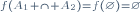 {}^{f\left(A_1 \cap A_2\right)=f(\varnothing)=\varnothing}