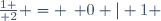 {1 \over 2} = \left\{ 0 | 1 \right\}