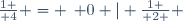 {1 \over 4} = \left\{ 0 | {1 \over 2 } \right\}