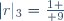 |r|_3={1 \over 9}\,