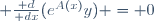  \frac{\mathrm d}{\mathrm dx}(e^{A(x)}y) = 0