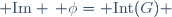  \mbox{Im} \, \phi= \mbox{Int}(G) 