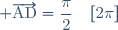 \left(\overrightarrow{\text{AB}} ; \overrightarrow{\text{AD}}\right)=\dfrac{\pi}{2}\quad[2\pi]