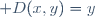 D(x,y)=y