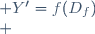 \begin{matrix}g: & D_f & \rightarrow& Y'=f(D_f)\\ & x & \mapsto &f(x)\\\end{matrix}