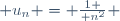  u_n = {1 \over n^2} 