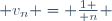  v_n = {1 \over n} 