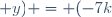 (x; y) = (-7k; 5k), k \in \mathbb{Z}